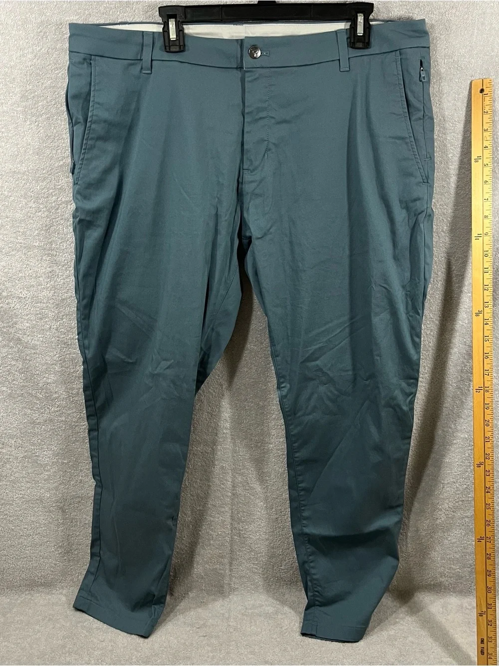 BIRD DOGS FLAT FRONT STRETCH PERFORMANCE GOLF PANTS 40 x 30 Blue
